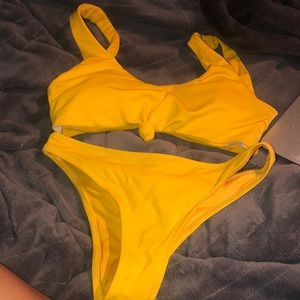 Yellow Bathing Suit